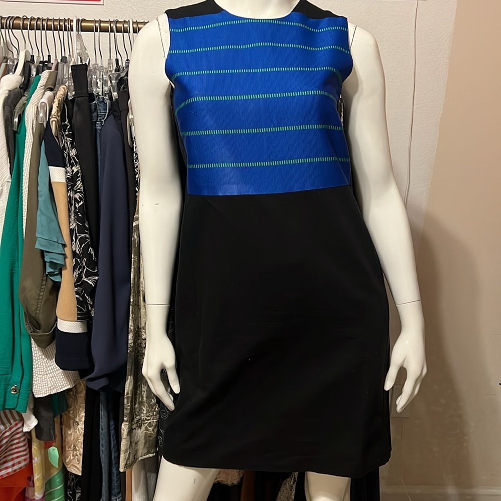 Opening Ceremony Sleeveless Black Blue Dress 6